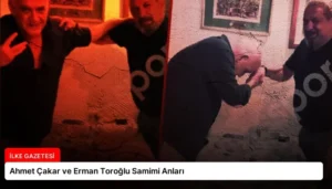 Ahmet Çakar ve Erman Toroğlu Samimi Anları