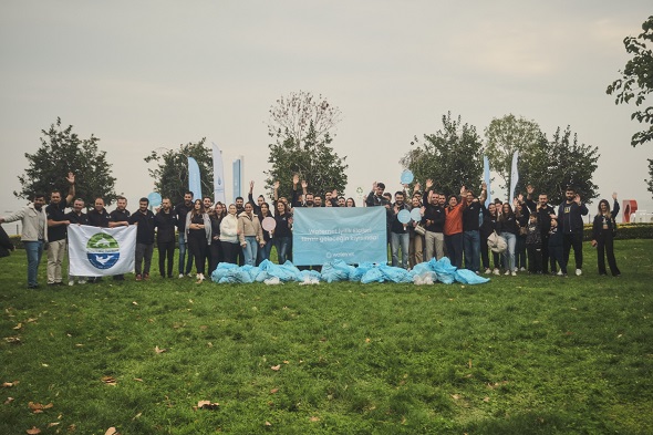 Waternet, Caddebostan sahilinde toplam 66 kg atık ve 3300 izmarit topladı