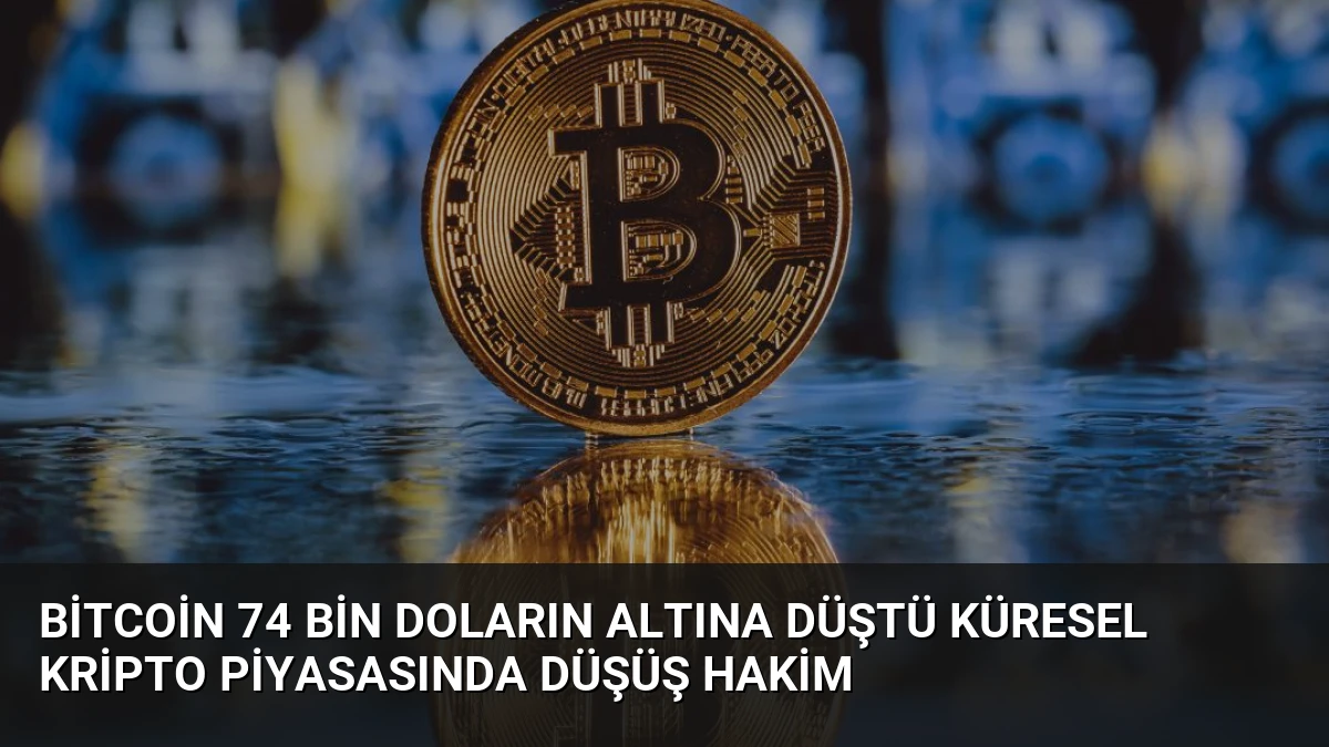 Bitcoin 74 Bin Doların Altına Düştü Küresel Kripto Piyasasında Düşüş Hakim