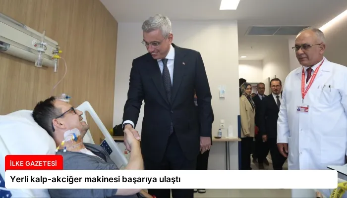 Yerli kalp-akciğer makinesi başarıya ulaştı