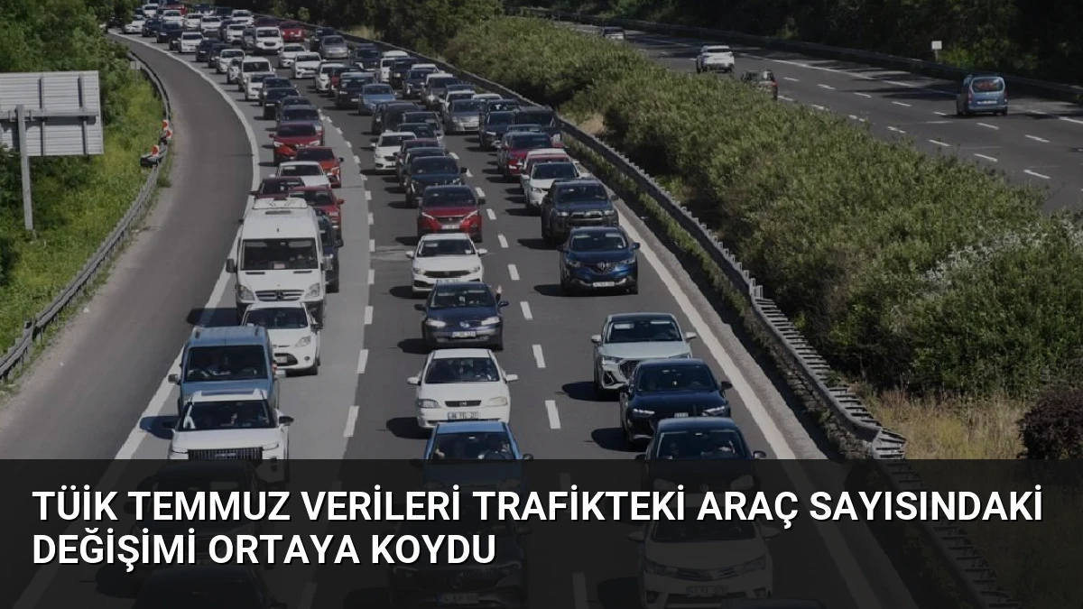 TÜİK Temmuz Verileri Trafikteki Araç Sayısındaki Değişimi Ortaya Koydu
