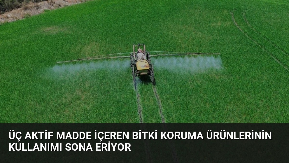 Üç Aktif Madde İçeren Bitki Koruma Ürünlerinin Kullanımı Sona Eriyor