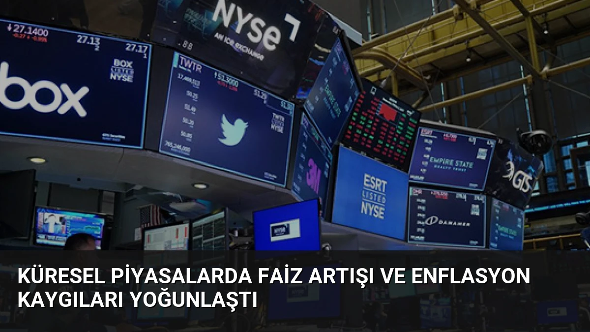 Küresel Piyasalarda Faiz Artışı ve Enflasyon Kaygıları Yoğunlaştı