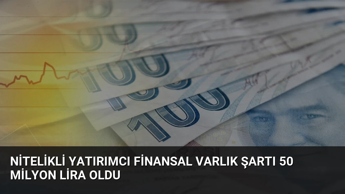 Nitelikli Yatırımcı Finansal Varlık Şartı 50 Milyon Lira Oldu